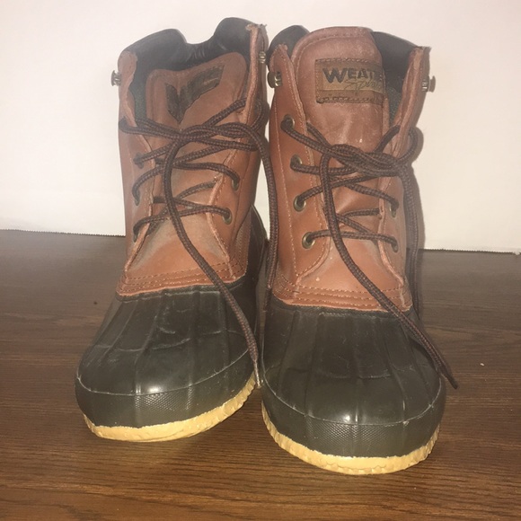WEATHER SPIRITS WATERPROOF LEATHER DUCK BOOTS STEEL SHANK SIZE 7 - Picture 3 of 6